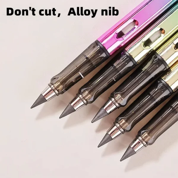 New Unlimited Pencil No Ink Magic Pencils for Writing Art Sketch Stationery Kawaii Portable Replaceable Pen School Supplies - Image 2