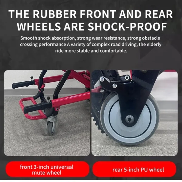 Aluminium Stair Climbing Electric Wheelchair Chair for Stairs Medical Supplies Chair Lift for Elderly Stair Chair Lift - Image 5