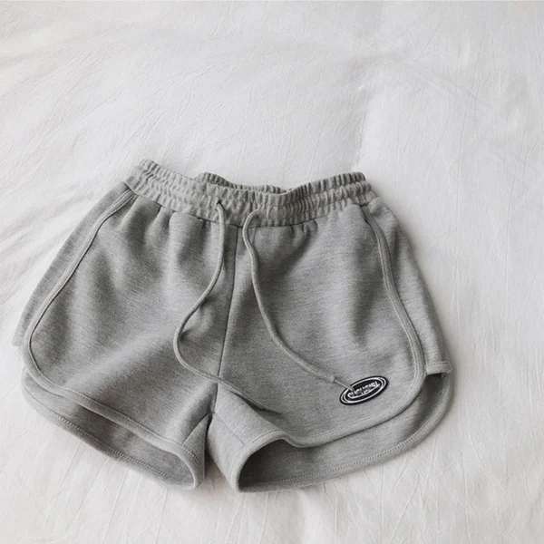 ITOOLIN Women Casual Drawstring Sports Shorts Summer Thin High Waist Yoga A-line Shorts Loose Women Running Straight Trousers - Image 3