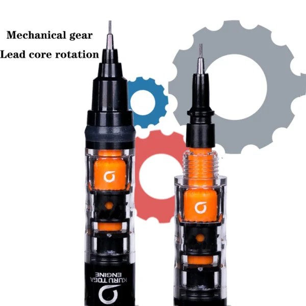 UNI Kuru Toga Mechanical Pencil M5-452 Drawing Pencil 0.5mm Low Center of Gravity Automatic Rotation School Supplies Stationery - Image 2