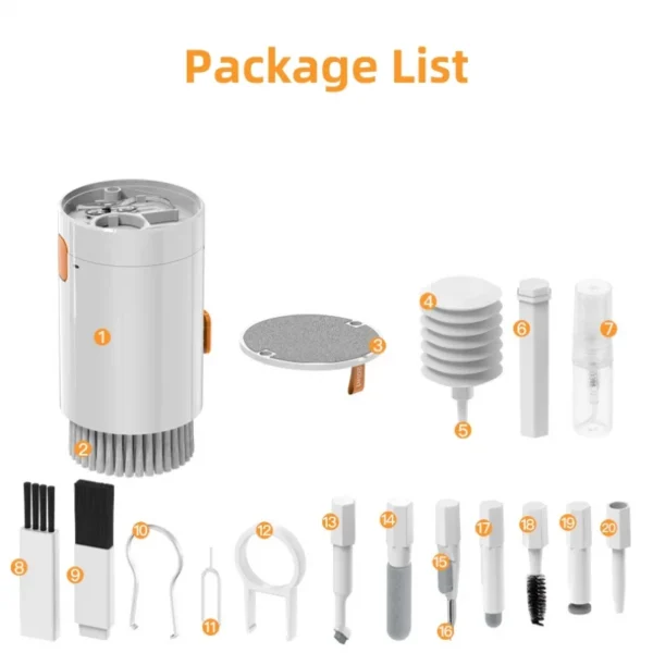 20 in 1 Multi-Functional Digital Camera Headset Mobile Phone Laptop Keyboard Cleaning Tool Set Cleaning Brush Clean Pen - Image 6