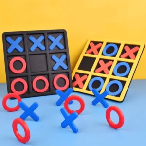 OX Tic-tac-toe Chess Parent-child Interactive Leisure Board Montessori Game Chess Development Intelligent Educational Toy
