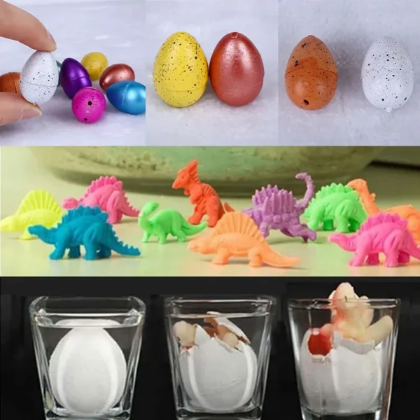 Mini Dinosaur Eggs 2x3cm Soak in Water to Expand Hatching Breaking Shells Children Early Education Toys Growth Cognition TMZ - Image 6
