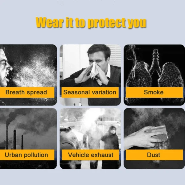 3Pcs 3D Breathable Mask Washable Ice Silk Face Mouth Mask Anti Dust Filter Mouth-muffle Haze Dust Proof Flu Masks Care Reusable - Image 6