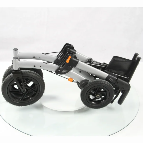 Electronic wheelchair lightweight aluminum walking 2 in 1 rollator electric walker rollator for elderly outdoor rollato - Image 5
