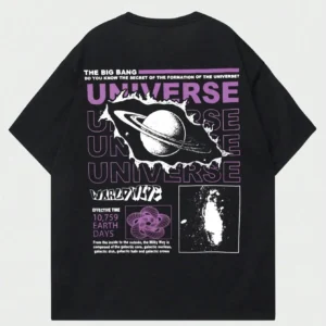 The Secret Of The Big Bang In The Universe Men T Shirts Summer Cotton T-Shirts Breathable Loose Clothes Hip Hop Street Tees