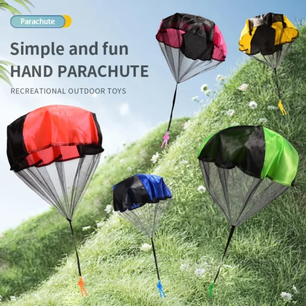 Parachute Toys For Kids Hand throwing Outdoor Flying Parachute Men Outside Toys Easter Basket Stuffers Idea Unique Boy Girl Gift - Image 2