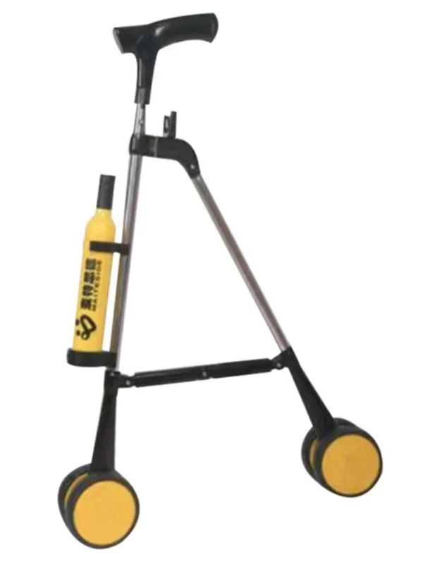 light1.5KG Elderly Crutches with Wheels Moving Crutches Elderly Folding Crutches Helping Walk Crutch walkers for elderly - Image 3