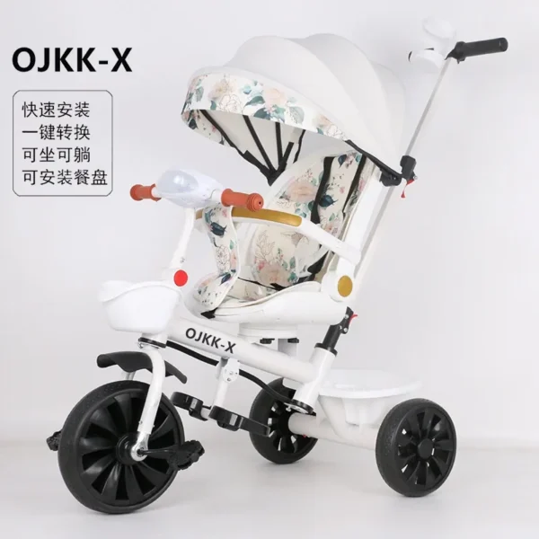 Baby Walking Artifact Children's Tricycle Bicycle 1-3 To 6 Years Old Large Baby Stroller Baby Bicycle - Image 6