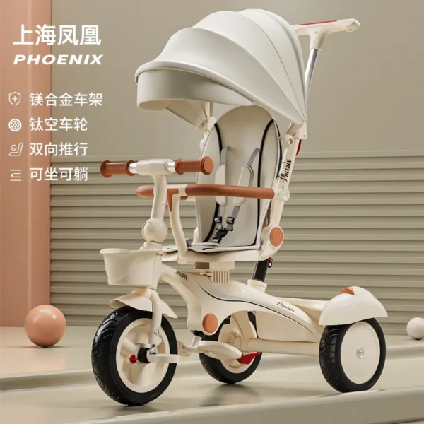 2024Ultra-light foldable children's two-way child trolley baby high view baby stroller - Image 2