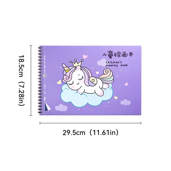 Kawaii Children's Paintings Early Education Graffiti Book Safe Without Fluorescent Agents Children's Education Art Supplies - Image 6
