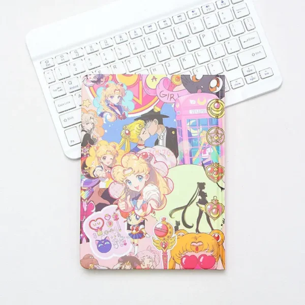Anime Notebook Sailor Moon A5 Hard Shell Book Notebook Cute Book Draft Notepad Student Writing Stationery - Image 2