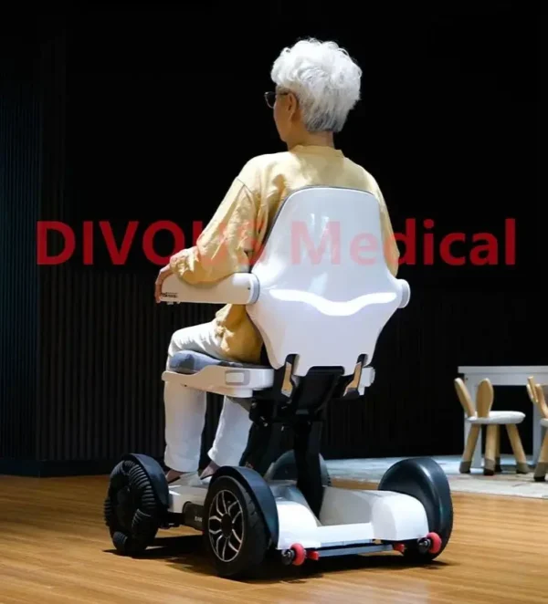Handicapped Automatic Folding Electric Wheelchair Disabled Motorized Wheelchair - Image 5
