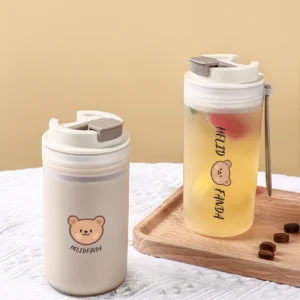 WORTHBUY Water Bottle Plastic Transparent Water Cup Reusable Travel Bottle Outdoor Water Bottle Multipurpose Drink Items