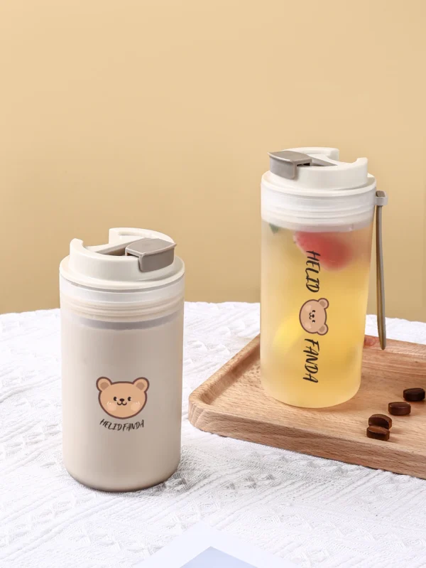 WORTHBUY Water Bottle Plastic Transparent Water Cup Reusable Travel Bottle Outdoor Water Bottle Multipurpose Drink Items