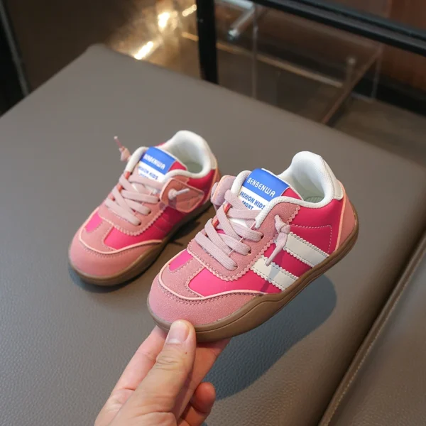2024 Boys And Girls Canvas Shoes Children's School Performance Shoes Fashion Children Biscuit Bottom Breathable Kids Shoes - Image 2