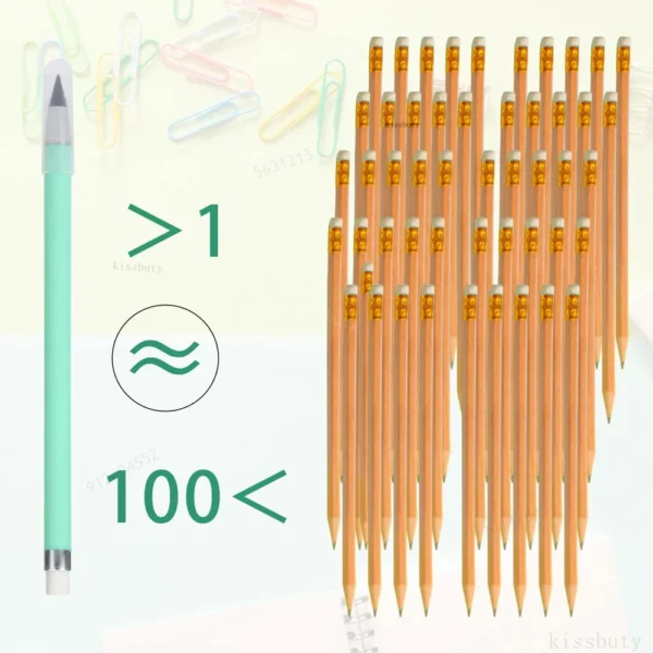 6/12/18pcs Inkless Pencil,Forever Pencil Reusable Everlasting Unlimited Pencil Writing Drawing Students Office School Supplies - Image 3
