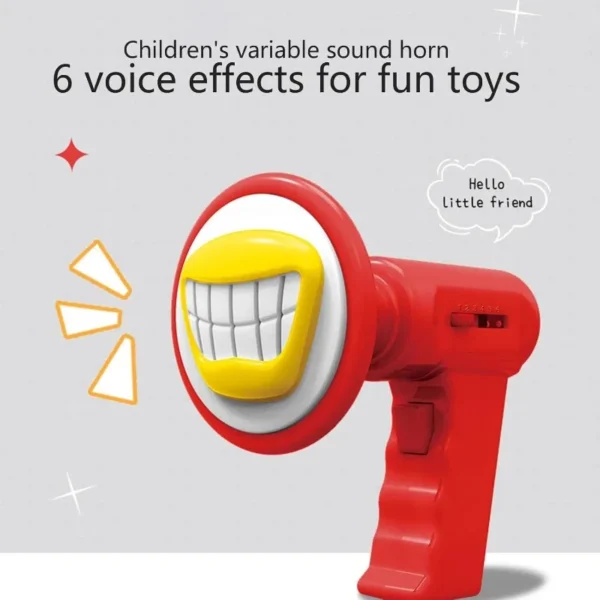 Children's Voice Changing Toy With 6 Sound Effects, Role-Playing Voice Speaker, Children's Handheld Amplifier, Parody Toy - Image 4