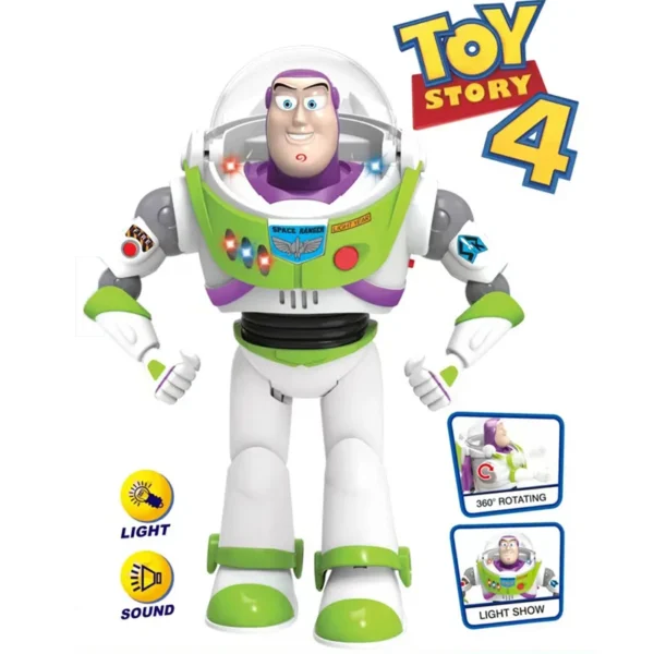 Toy Story Buzz Lightyear Model Toys Pixar Electric Walking Robot Doll Action Figure Toy Birthday Gift Toys Model For Children - Image 3