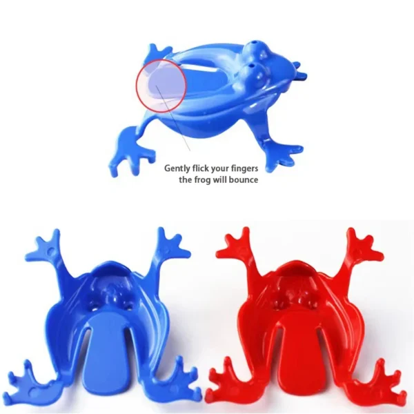 12PCS Jumping Frog Toys For Kids Finger Pressing Bouncing Frog Toy Antistress Relieve Family Game Kids Birthday Party Toys - Image 6