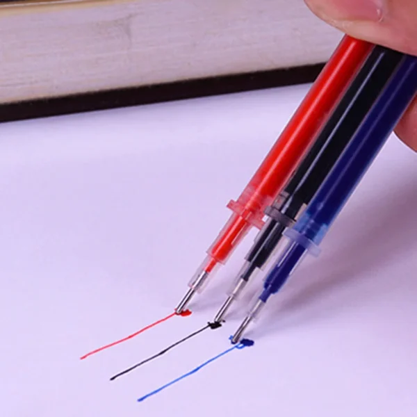 20 Pcs/Set Gel Pen Refills Rods 0.38mm Black Blue Red Ink Neutral Pen Washable Handle Refill Rod School Supplies Stationery - Image 3