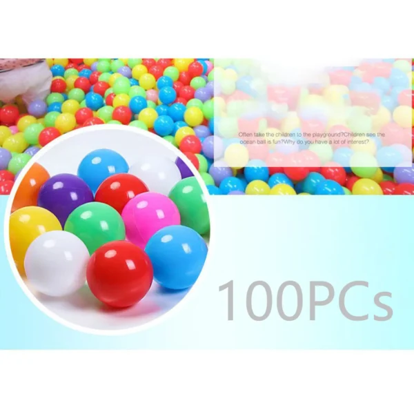 Outdoor Sport Ball Eco-Friendly Water Pool Ocean Wave Ball 50/100pcs 5.5cm Stress Air Ball Funny Toys for Children Kid Ballenbak - Image 4