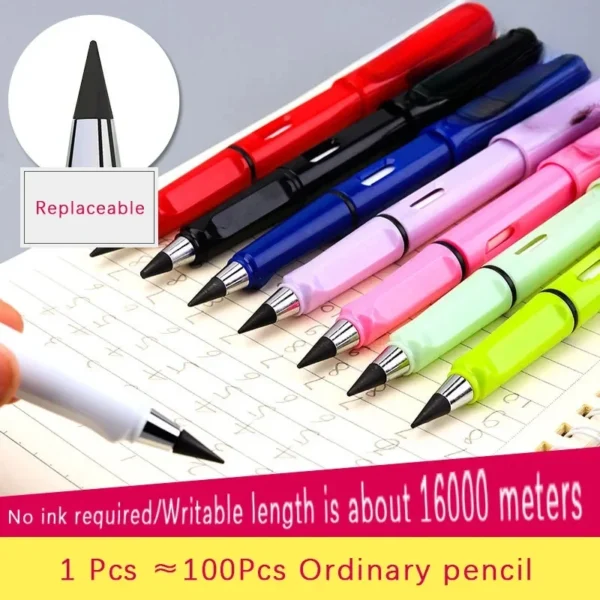 10 Pcs/Set Unlimited Eternal new Pencil No Ink Writing Magic Pencil for Writing Art Sketch Stationery kawaii pen school supplies - Image 5