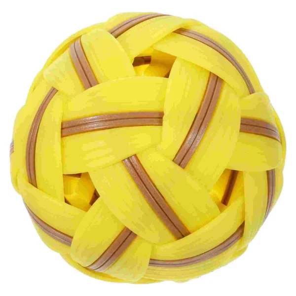 Plastic Woven Football Toy Ancient Sport Game Children Toys Reusable Soccer Ball Decor Outdoor Fun Sports Toy Balls Plastic