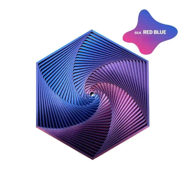 3D Printed Fractal Fidget Hexagon 7cm Portable Playing Sensory Anti-stress Toy Desktop Ornament Kid Toy Visual Toys - Image 2