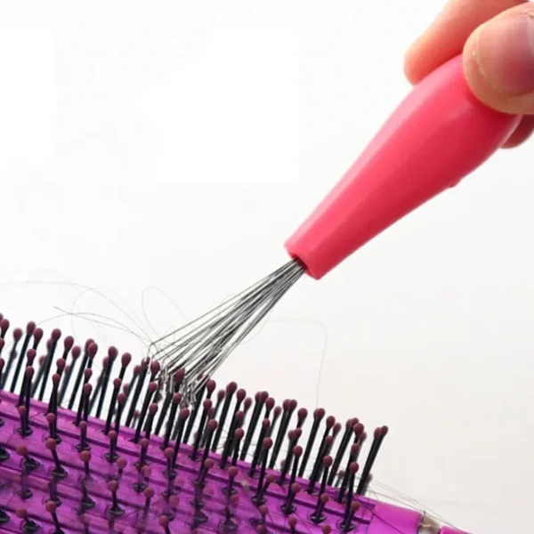 Comb Hair Brush Cleaner Plastic Handle Cleaning Brush Remover Embedded Beauty Tools Cleaning Products Cleaning Supplies - Image 2