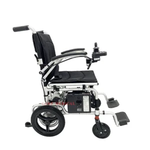 N/W: 14KG Hot Aluminum alloy Ultra-light Foldable Electric Wheelchair For Disabled Whelchair walker