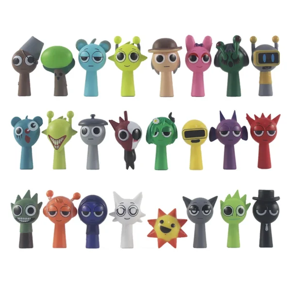Funny Sprunki Figurine Model Sprunki Figure Juguete PVC Sprunki Game Action & Toy Figures Set - Image 3