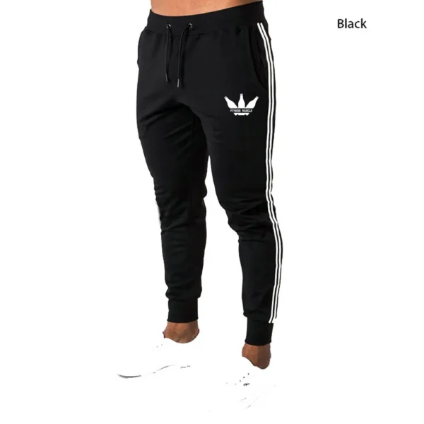 Men Casual Pants Man Three Wine Bottles Print Jogging Pant Casual Training Pant Fashion High Quality Fitness Autumn Sweatpants - Image 2