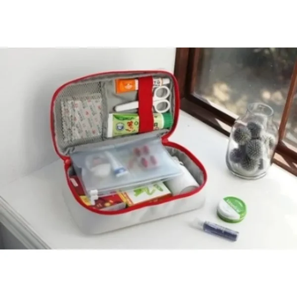 Health Medicine First Aid Kit Oxford Cloth Portable Travel Storage Emergency Kit Tote Bag Outdoor Medical Bag Storage Bag Health - Image 5