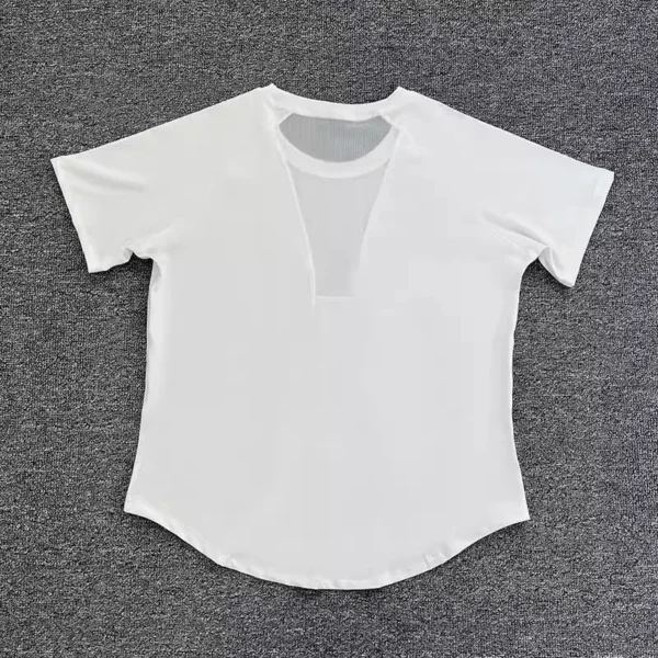 New Yoga Top Women's Breathable Running Training Fitness Short Sleeve Workout Fitness clothes - Image 3