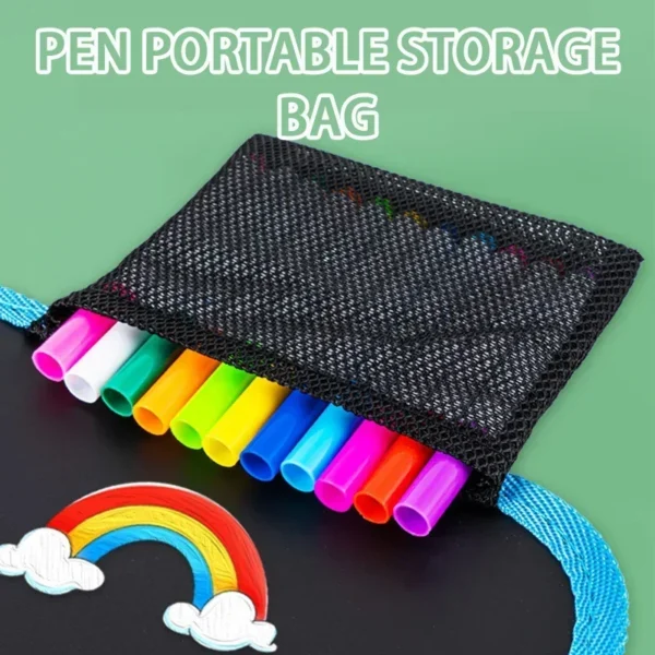 Baby Painting Drawing Toys Set Black Board with Magic Pen Chalk Painting Coloring Book Funny Toy Painting Blackboard Kid Gifts - Image 5