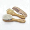 Personalized Wooden Baby Brush Custom Name Baby Wool Comb New Born Hair Brush Infant Head Massager Bath Brush Comb for Kids - Image 3