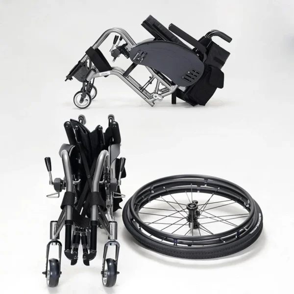 Durable Lightweight Folding Professional Manual Sports Wheelchair for Disabled - Image 4