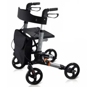 Senior High Quality Aluminium Durable Adjustable Adult Rollator Walker For Elderly