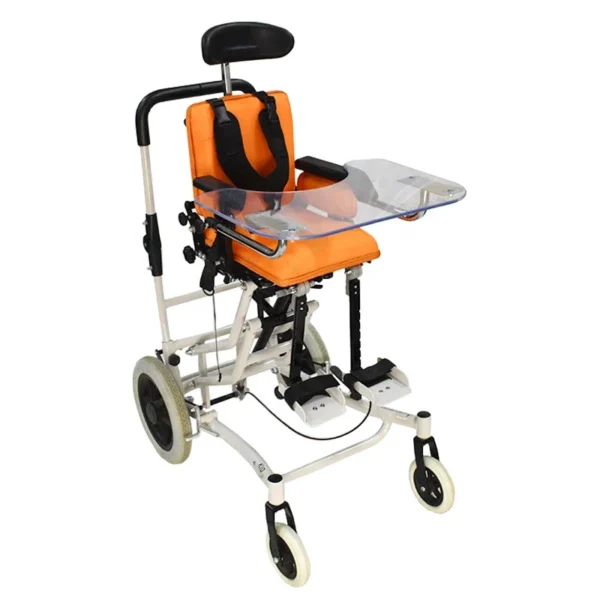 Medical therapy equipment children adjustable wheelchair safety wheelchair with food table for cerebral palsy children - Image 2