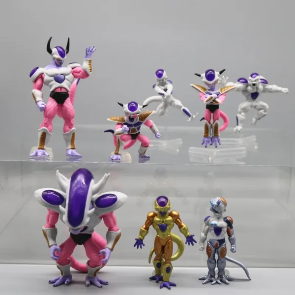 Hot 8pcs Dragon Ball Z Frieza Freezer Anime Figures Figurine Pvc Statue Model Doll Collection Decoration toys - Image 2