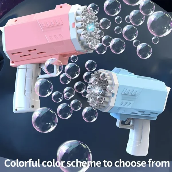 40 Hole Handheld Porous Bubble Gun/wedding Game/bubble Outdoor Toy (Without Bubble Water) - Image 6