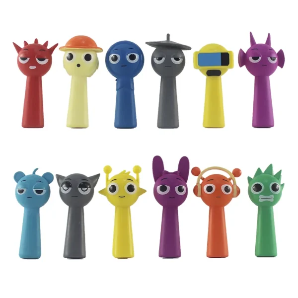 Funny Sprunki Figurine Model Sprunki Figure Juguete PVC Sprunki Game Action & Toy Figures Set - Image 4