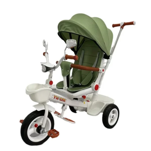 Children's tricycle lie down sit high landscape stroller magical tool for strolling children foot pedal multifunctional - Image 5