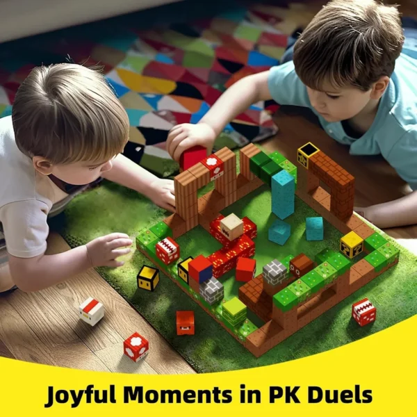 Magnetic Building Blocks Super Mario Toddler Toys for Boy Girl 3+ Build Magnet Cube STEM Game Sensory Christmas Gift for Kid Set - Image 3