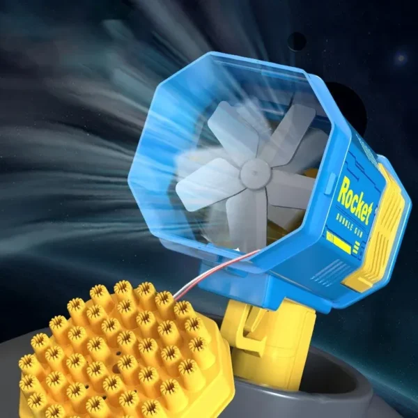 40 Hole Rocket Launcher Handheld Portable Electric Automatic Bubble Gun Party Birthday Gift Toy(without Bubble Water) - Image 4