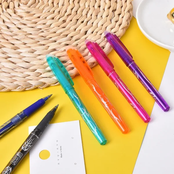 8/12Pcs Erasable Gel Pen Multi-color 0.5mm Kawaii Pens Student Writing Creative Drawing Tools Office School Supply Stationery - Image 6