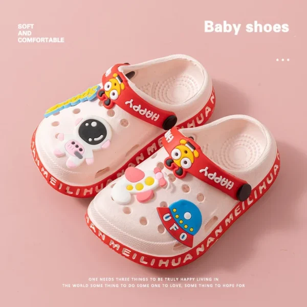 Children Garden Shoes Cute EVA Cartoon Beach Sandals Babies Summer Slippers High Quality Soft Kids Outdoor Slippers Flip Shoes - Image 3