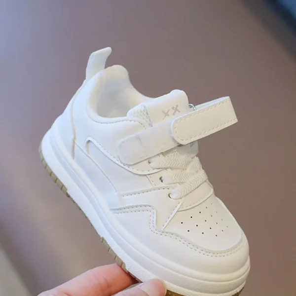 Children's White Shoes Spring and Autumn Kid's Sports Shoes Anti slip Lightweight Boys Board Shoes Soft Sole Baby Casual Shoes - Image 6
