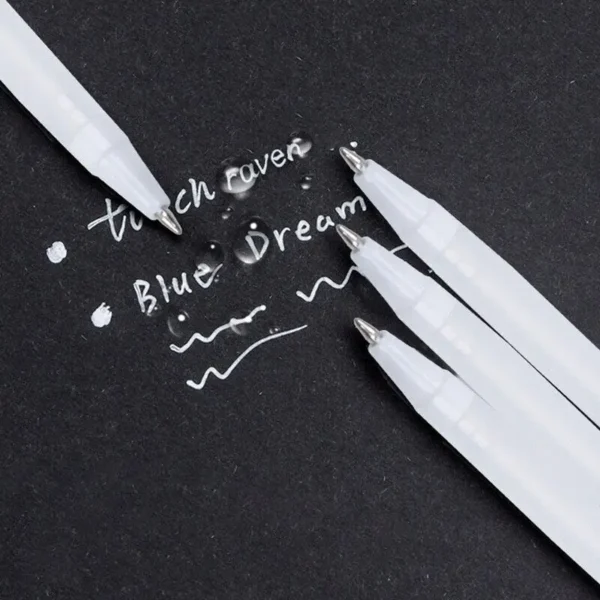 3/5pcs/10pcs Set 0.8mm Highlight Marker Pen White Ink Gel Pen For Drawing Art Supply Sketch Paint Pen - Image 3